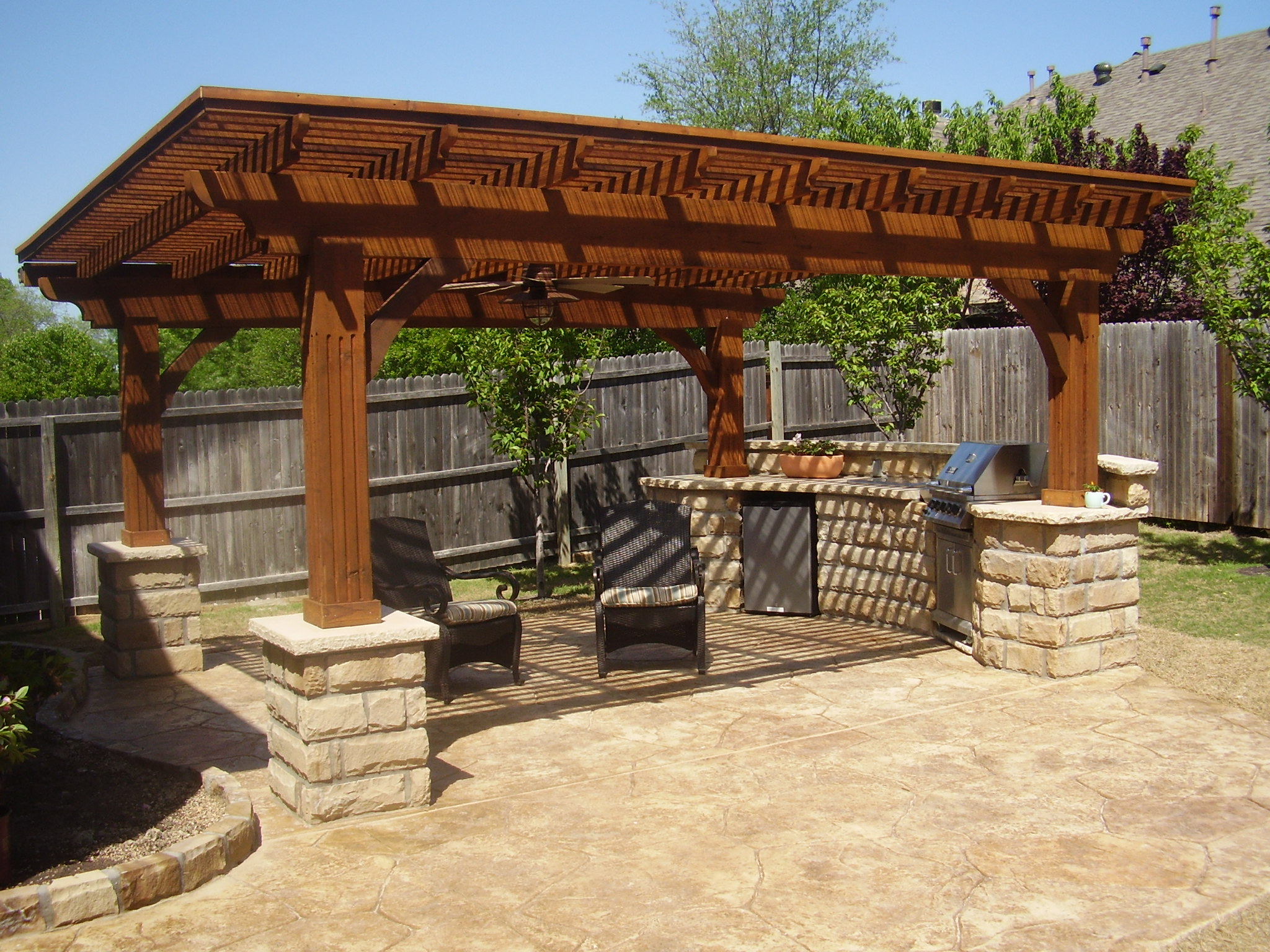 Outdoor Patio Kitchen Design Idea